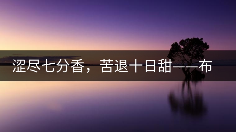 澀盡七分香，苦退十日甜——布朗山千年古寨曼新龍