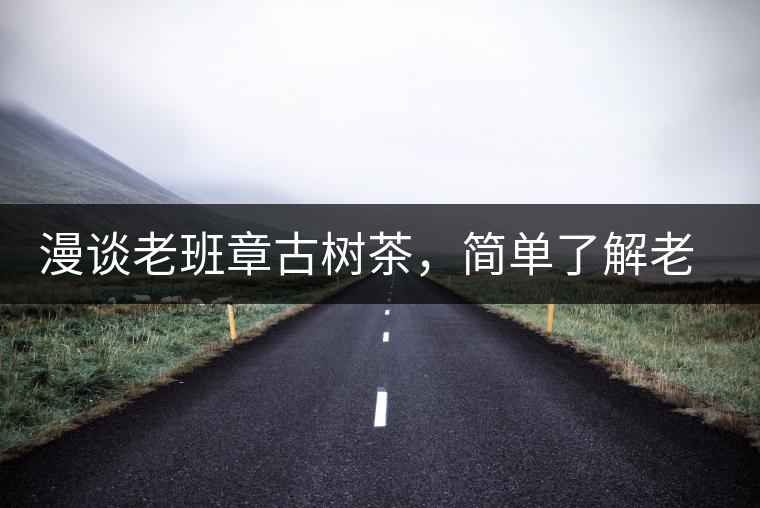 漫談老班章古樹茶，簡單了解老班章普洱茶