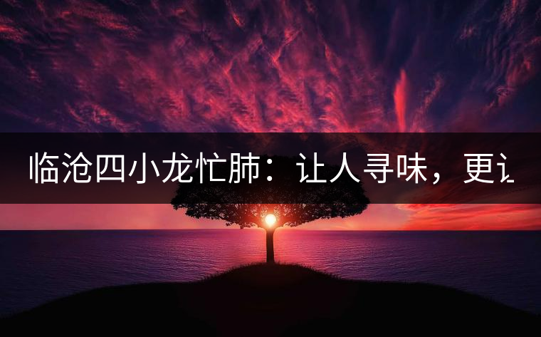 臨滄四小龍忙肺：讓人尋味，更讓人回味！