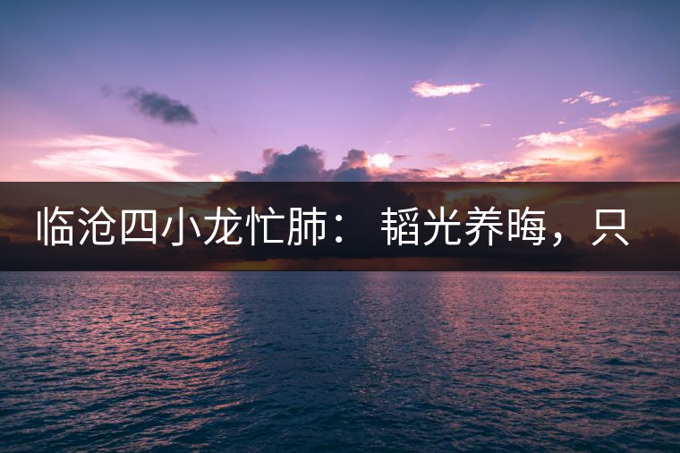臨滄四小龍忙肺： 韜光養(yǎng)晦，只為綻放！