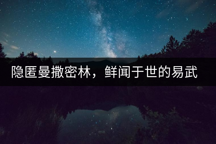 隱匿曼撒密林，鮮聞?dòng)谑赖囊孜湟簧饶ス艠?shù)茶