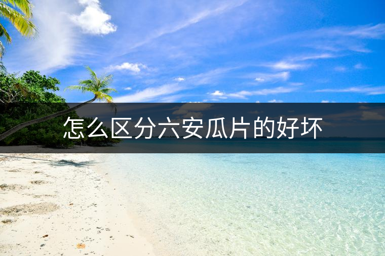 怎么區(qū)分六安瓜片的好壞 怎么區(qū)分六安瓜片的好壞