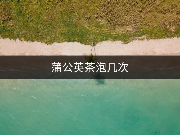 蒲公英茶泡幾次 蒲公英茶泡幾次