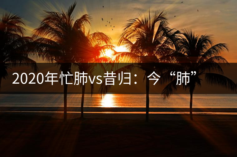 2020年忙肺vs昔歸：今“肺”“昔”比-易武中聘號(hào)