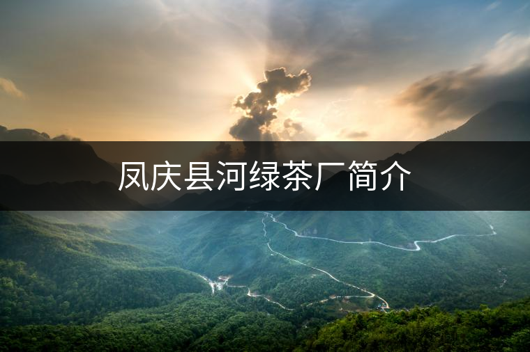 鳳慶縣河綠茶廠(chǎng)簡(jiǎn)介