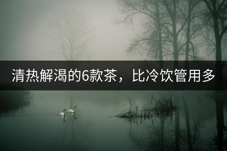 清熱解渴的6款茶，比冷飲管用多了！