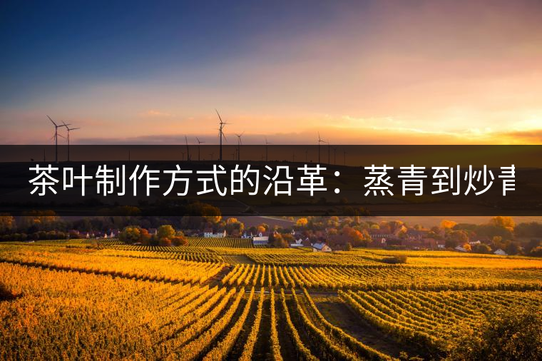 茶葉制作方式的沿革：蒸青到炒青！