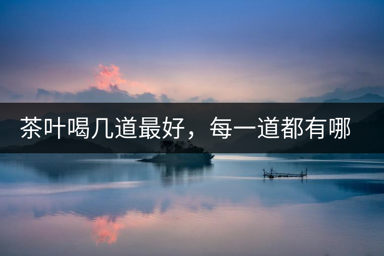 茶葉喝幾道最好，每一道都有哪些特點？