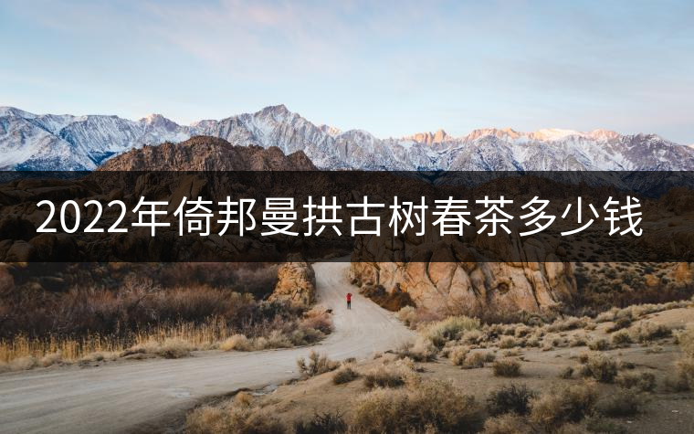 2022年倚邦曼拱古樹(shù)春茶多少錢一公斤？