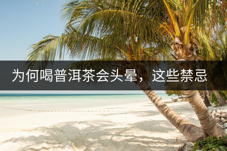 為何喝普洱茶會(huì)頭暈，這些禁忌你了解多少？