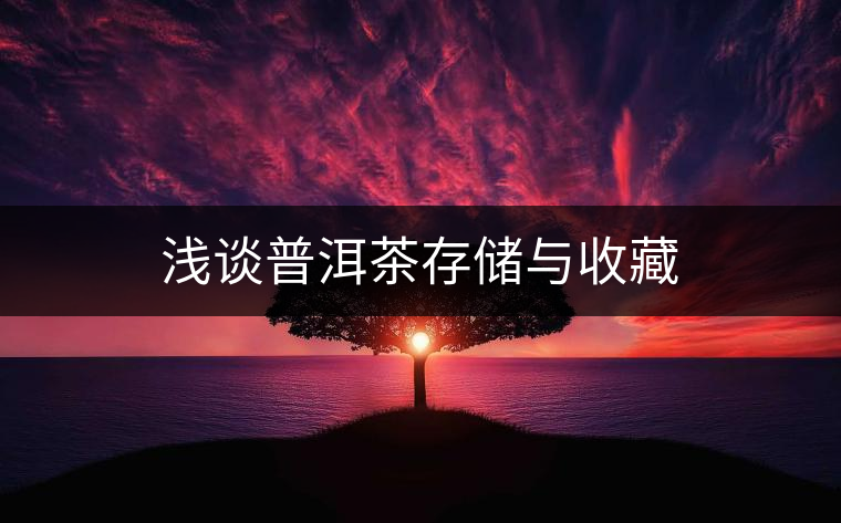 淺談普洱茶存儲(chǔ)與收藏 淺談普洱茶存儲(chǔ)與收藏