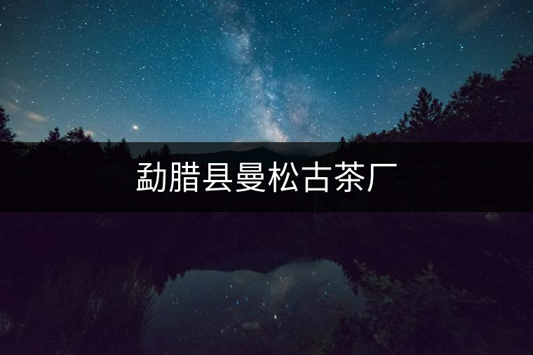 勐臘縣曼松古茶廠 勐臘縣曼松古茶廠