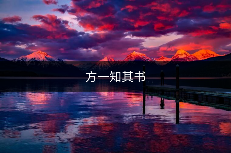 方一知其書
