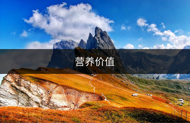 營(yíng)養(yǎng)價(jià)值