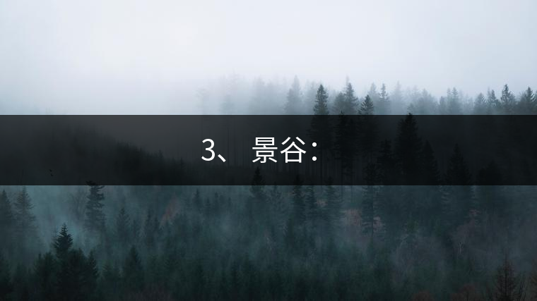 3、 景谷：?